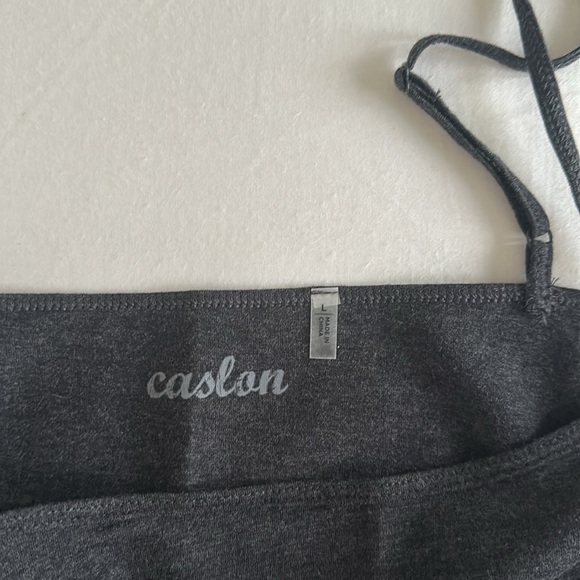 NWT Caslon heather gray camisole top - Picture 3 of 5